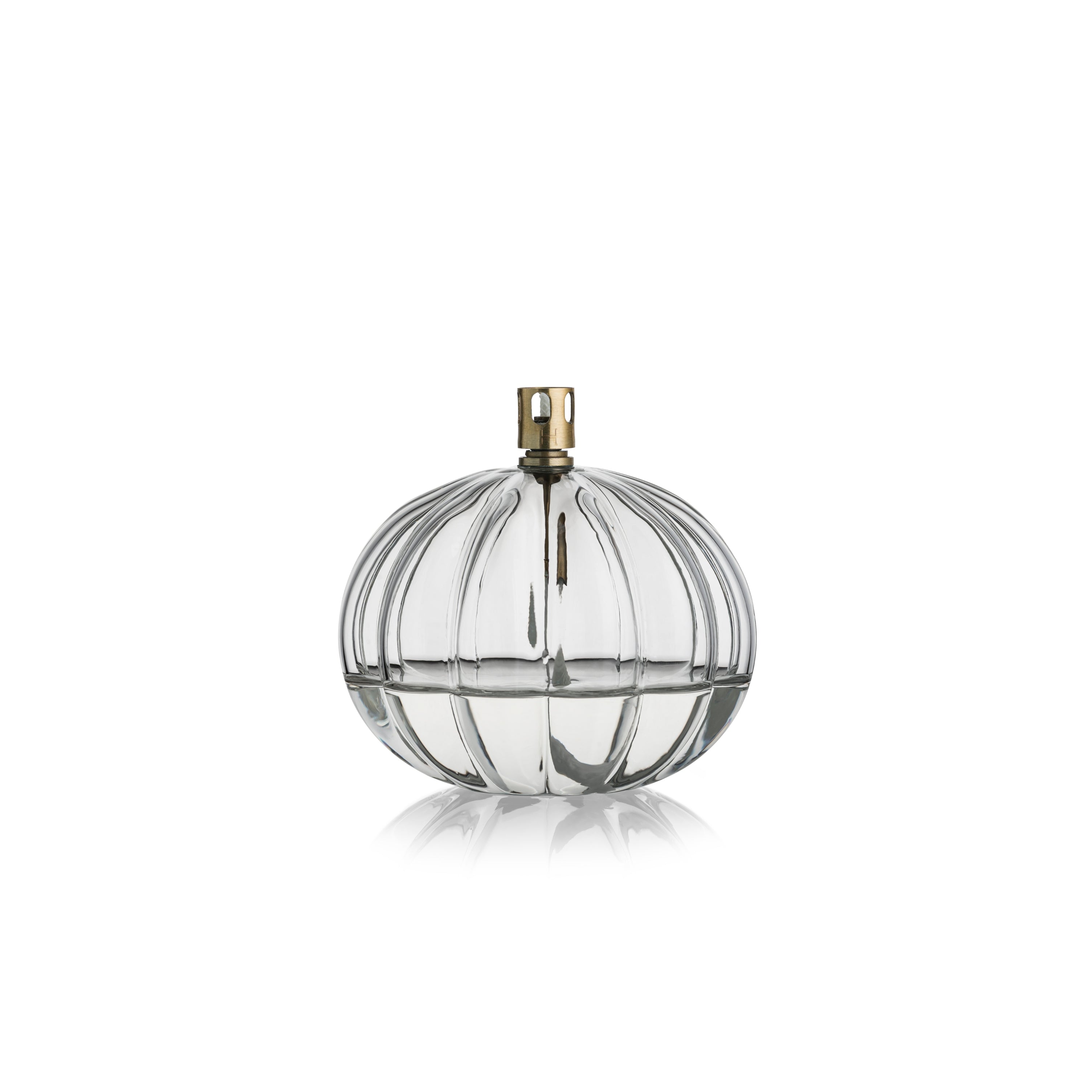 OLJELAMPE OPTIKK RUND 11 CM KLAR