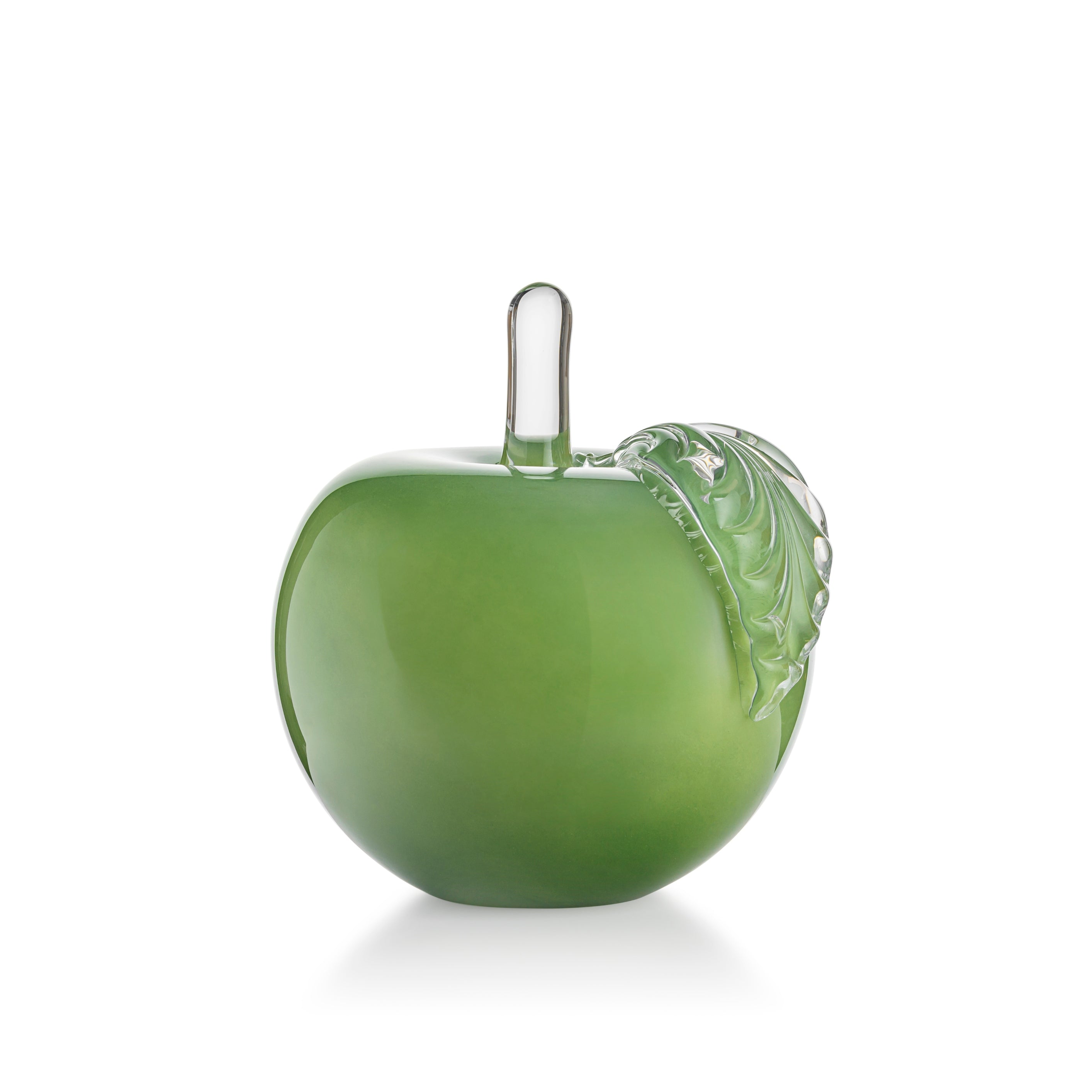 GLASSEPLE GRØNN 14CM