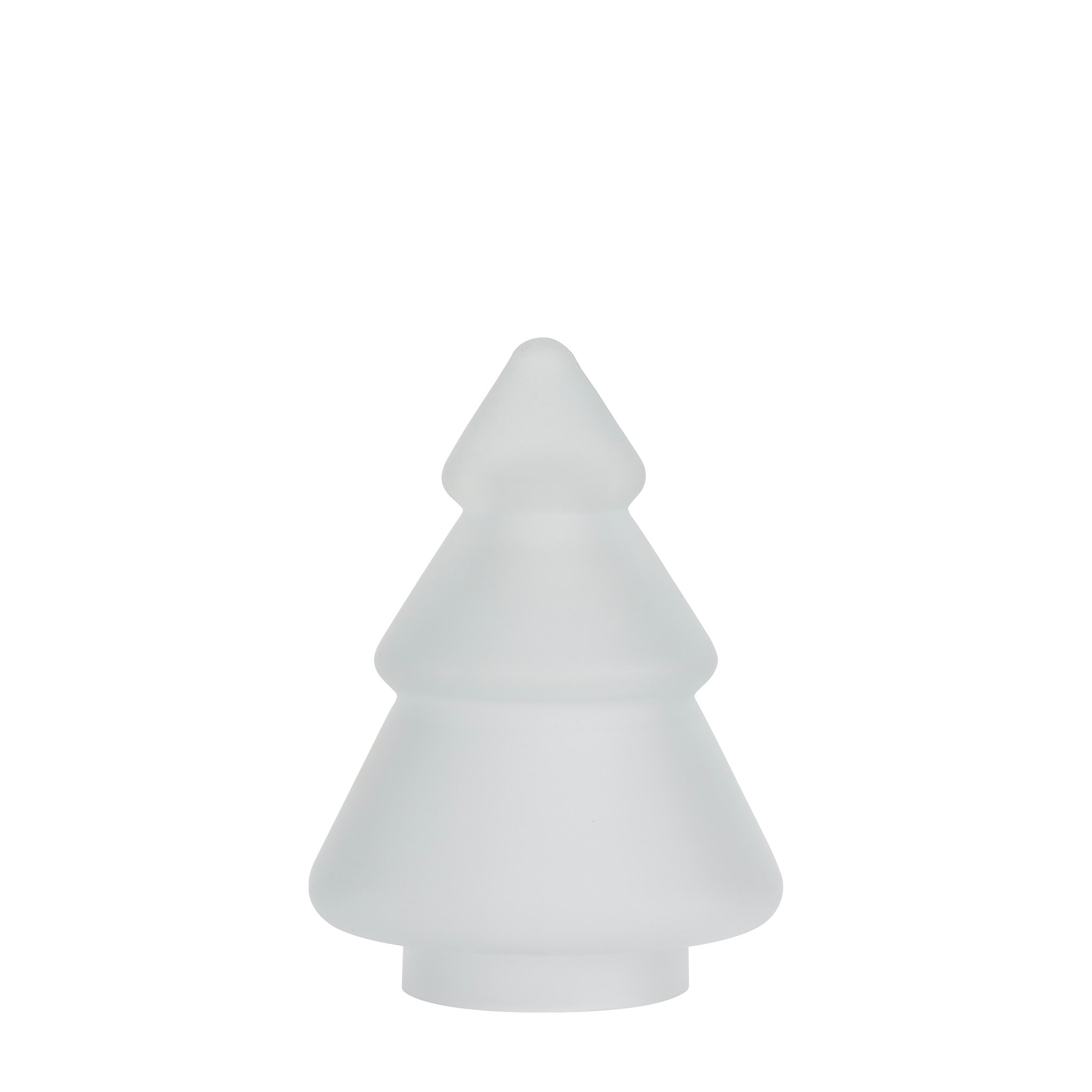 GLASSTRE FROSTET HVIT 11,5 CM