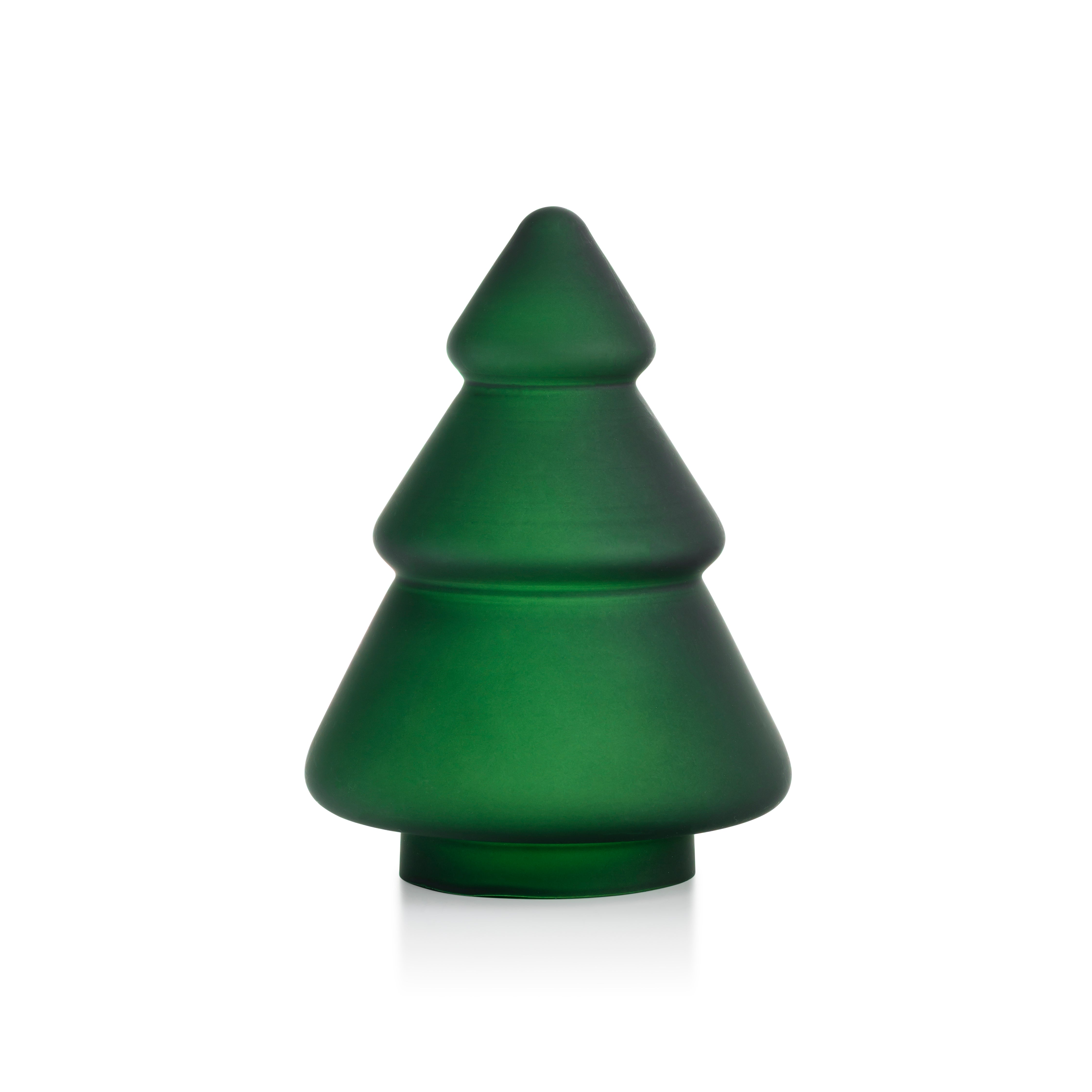 GLASSTRE FROSTET GRØNN 11,5 CM