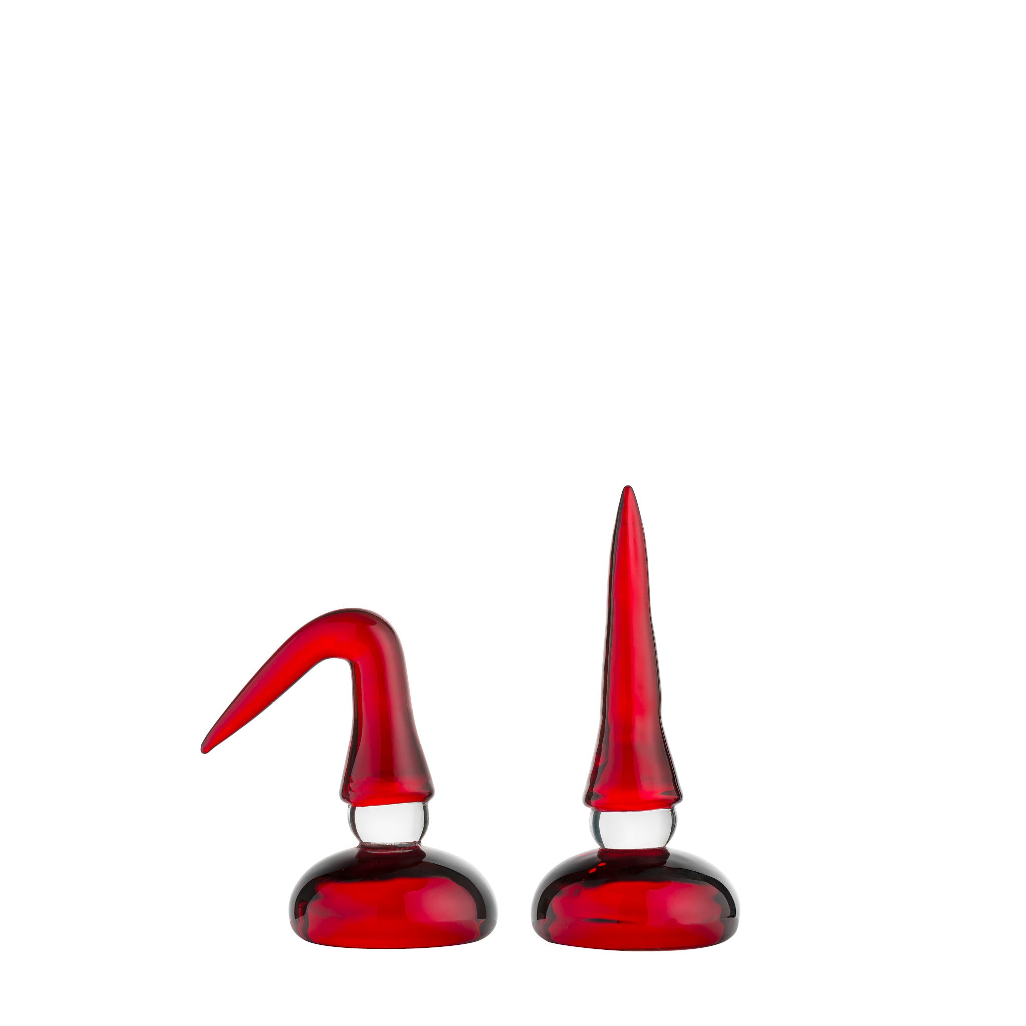ST NIKOLAS NISSEBARN  RØD 6,5 / 9 CM 2PK