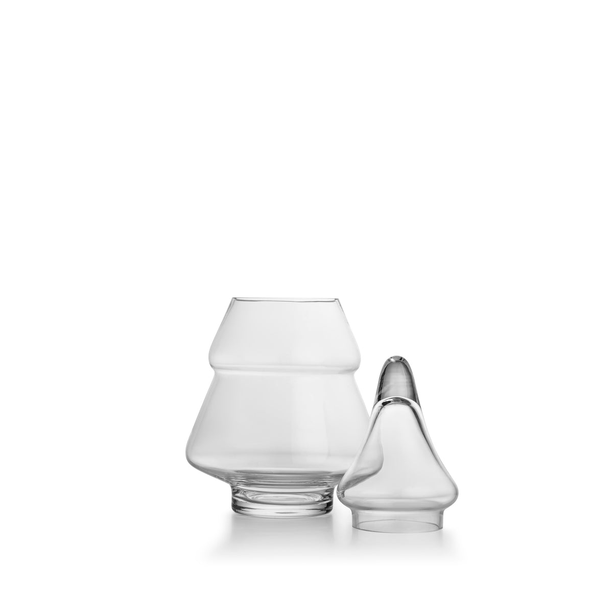 GRAN GLASSKRUKKE MED LOKK 25,5 CM KLAR