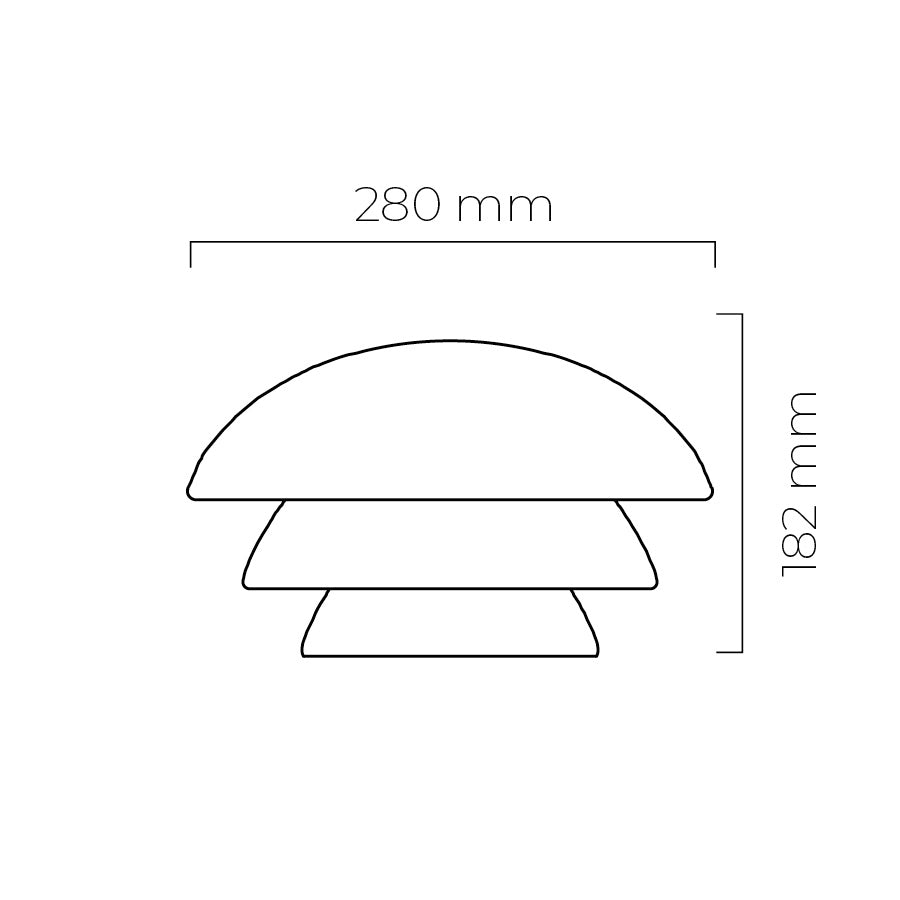 Taklampe 4006 Small Røkgrå