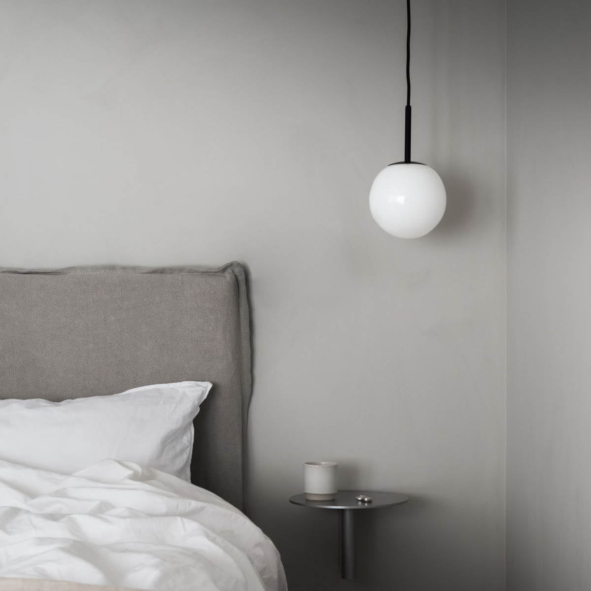 Taklampe 4014 200mm Røkgrå