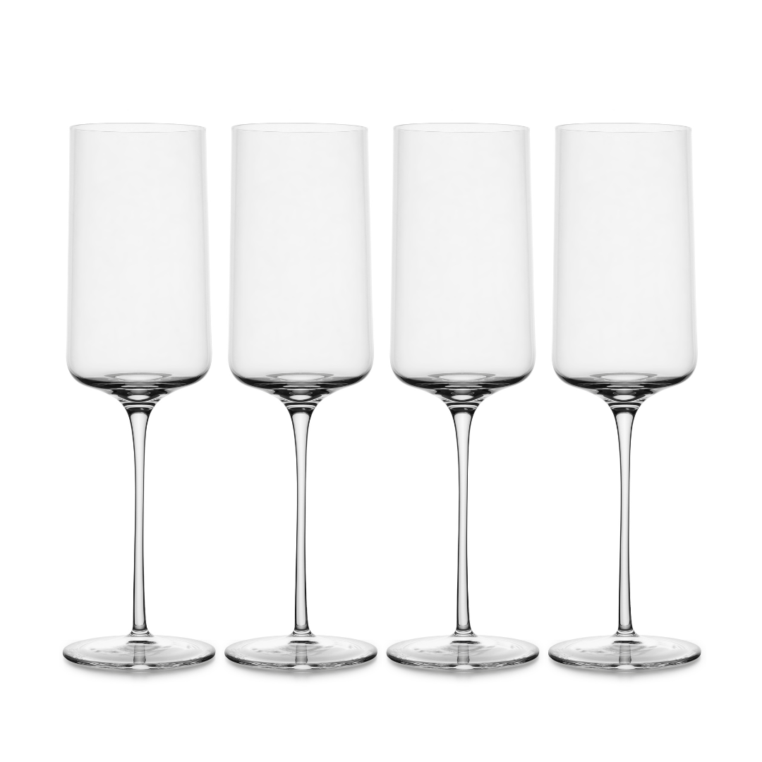 AMALFI CHAMPAGNEGLASS 31 CL 4PK KLAR