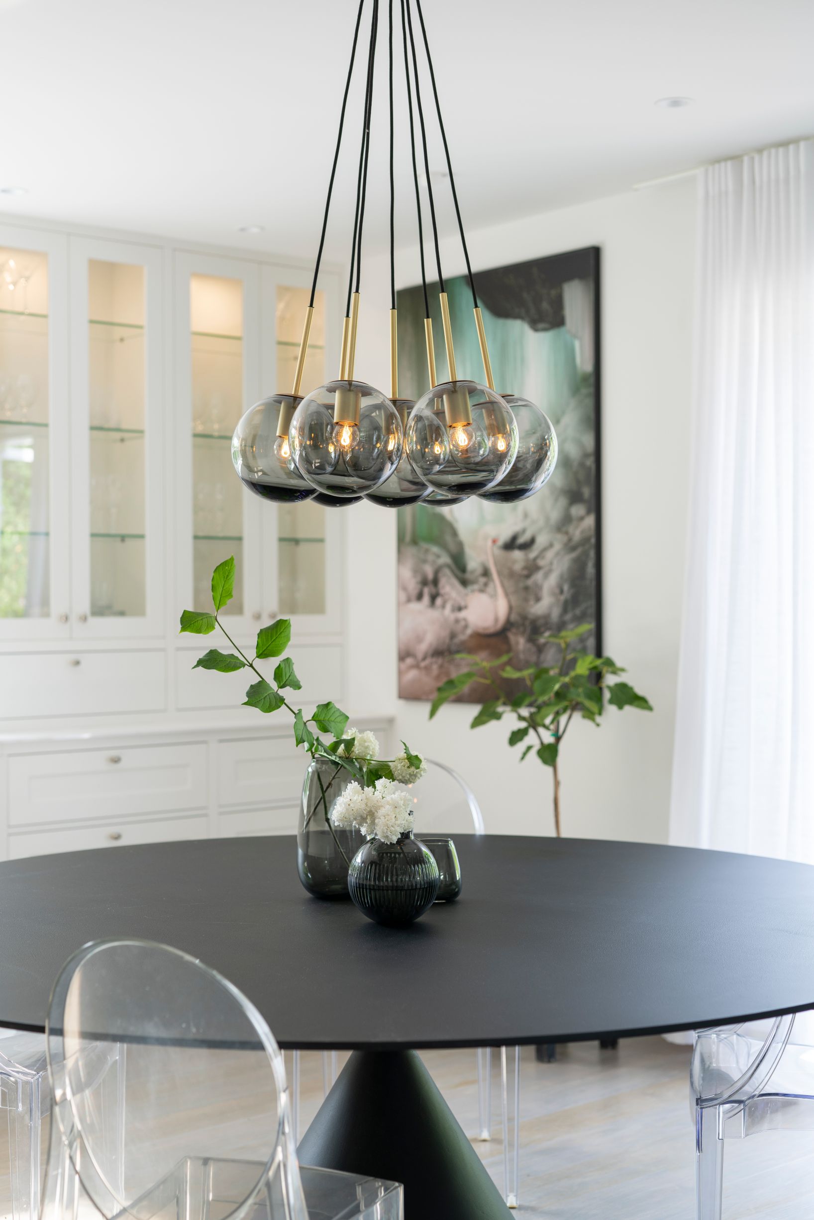 TAKLAMPE 4014 RØKGRÅ