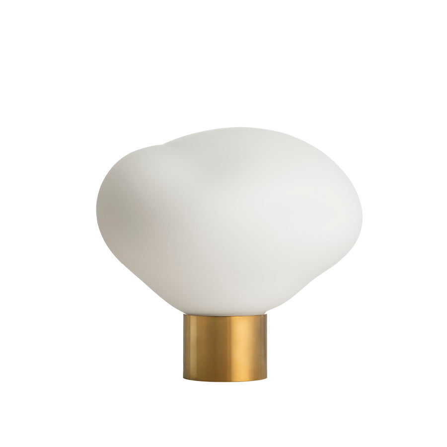 CRYSTAL STONE BORDLAMPE MATT HVIT