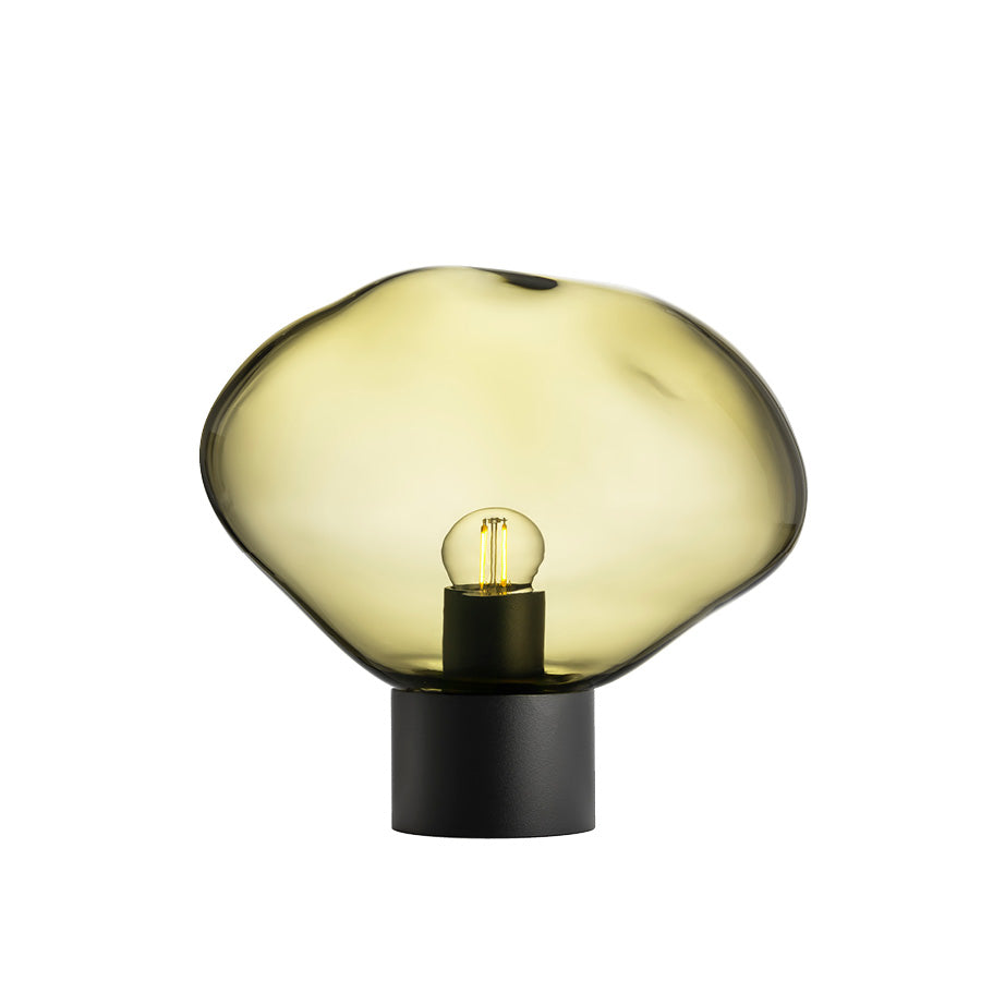 CRYSTAL STONE BORDLAMPE OLIVEN