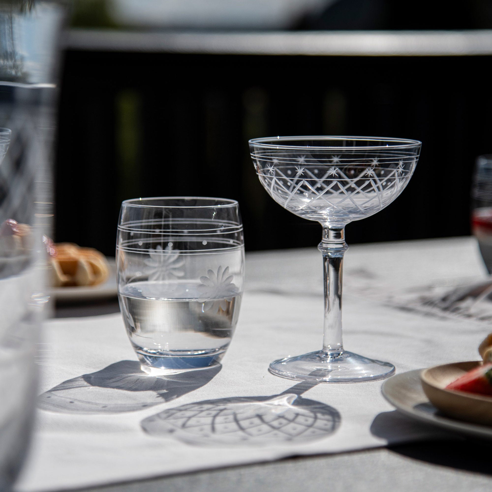 VICTORIA CHAMPAGNESKÅL RUTESLIP 25 CL 2PK