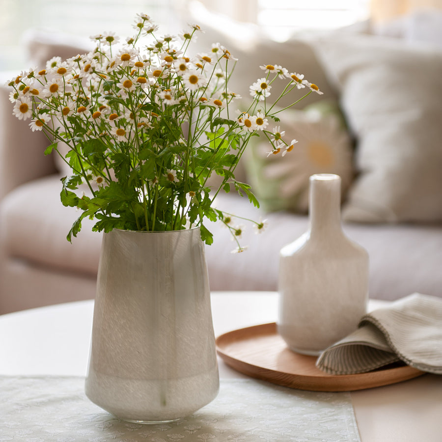 VASE DUGG 20 CM GRÅ