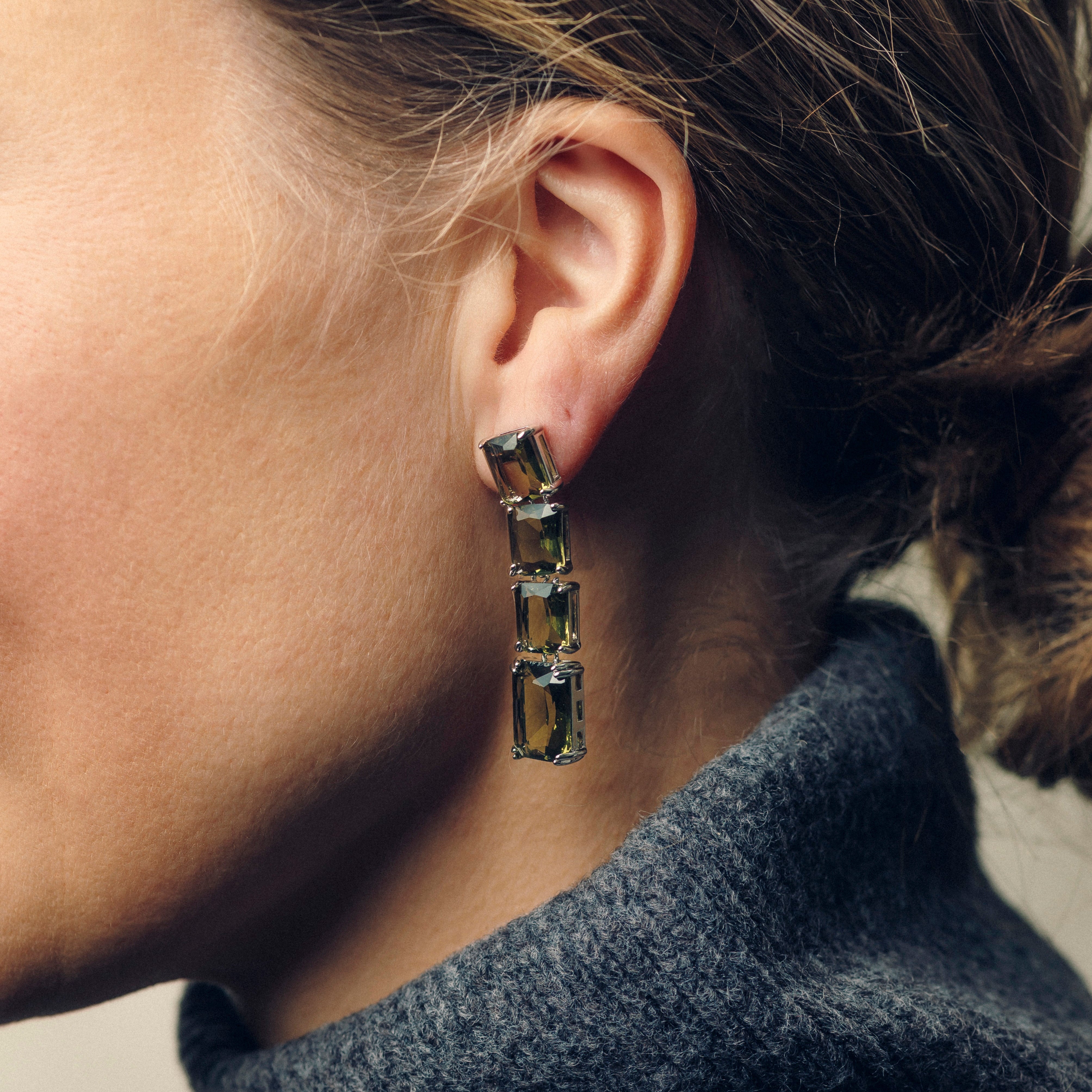 GLØR ØREDOBBER GRØNN LANGE