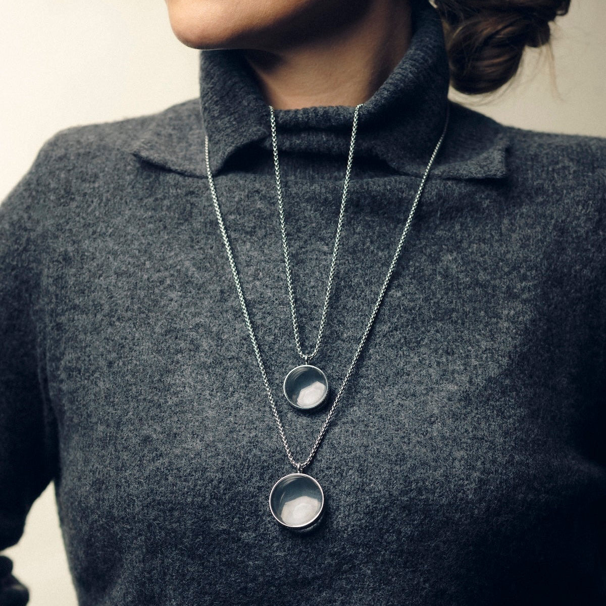 LUME LANGT HALSKJEDE STÅL LITEN