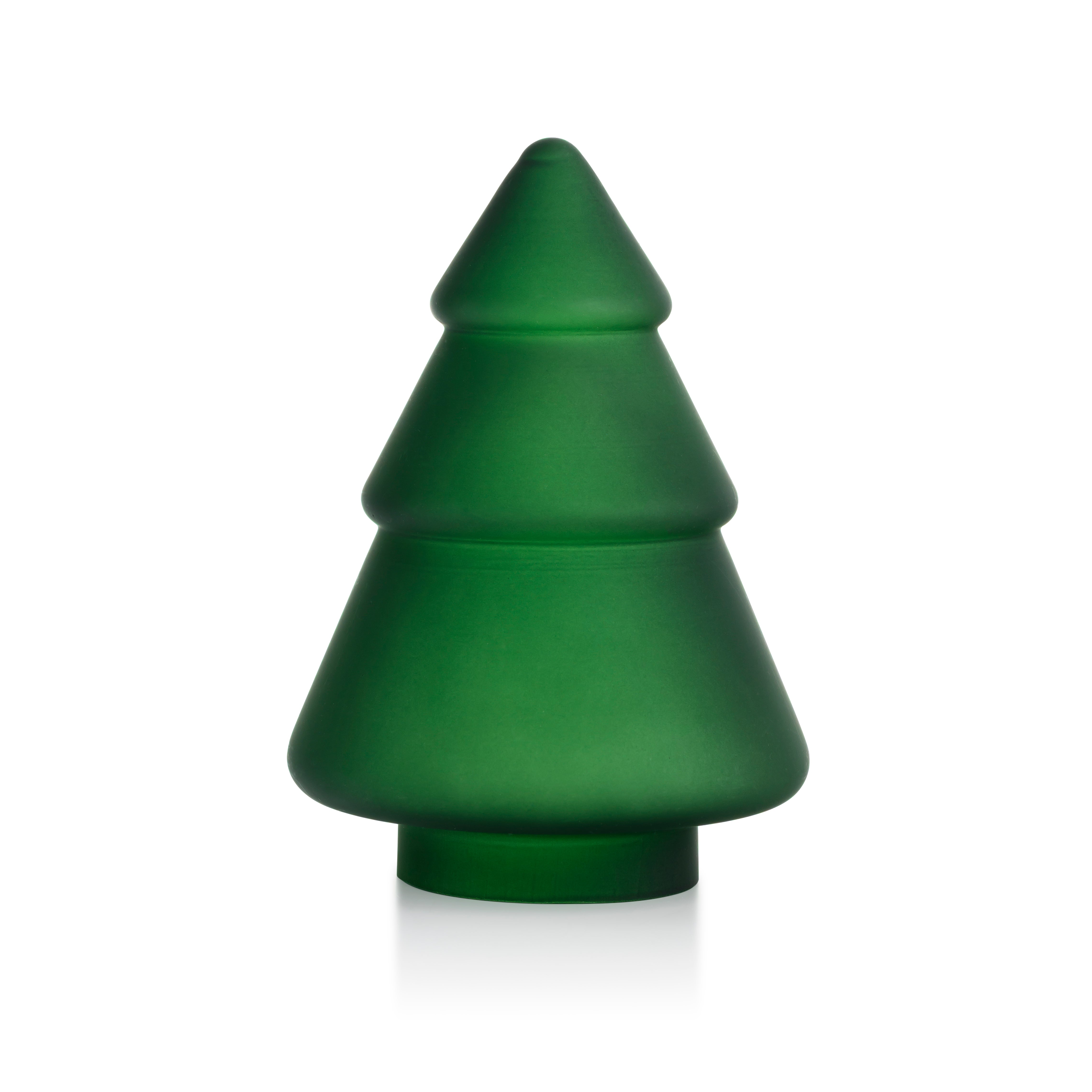 GLASSTRE FROSTET GRØNN 9,8 CM