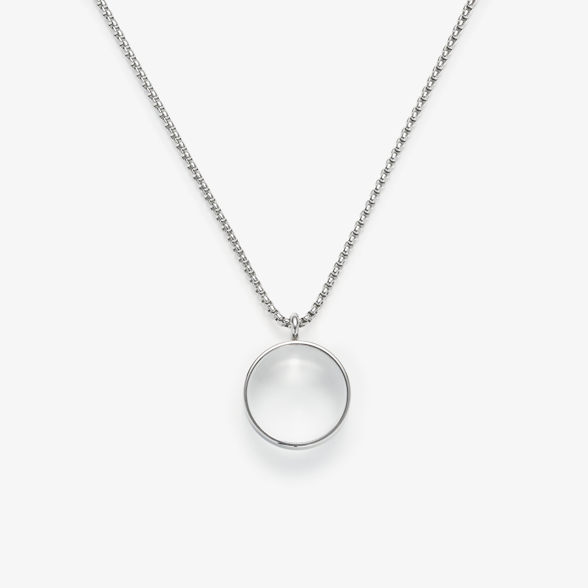 LONG NECKLACE STEEL SMALL