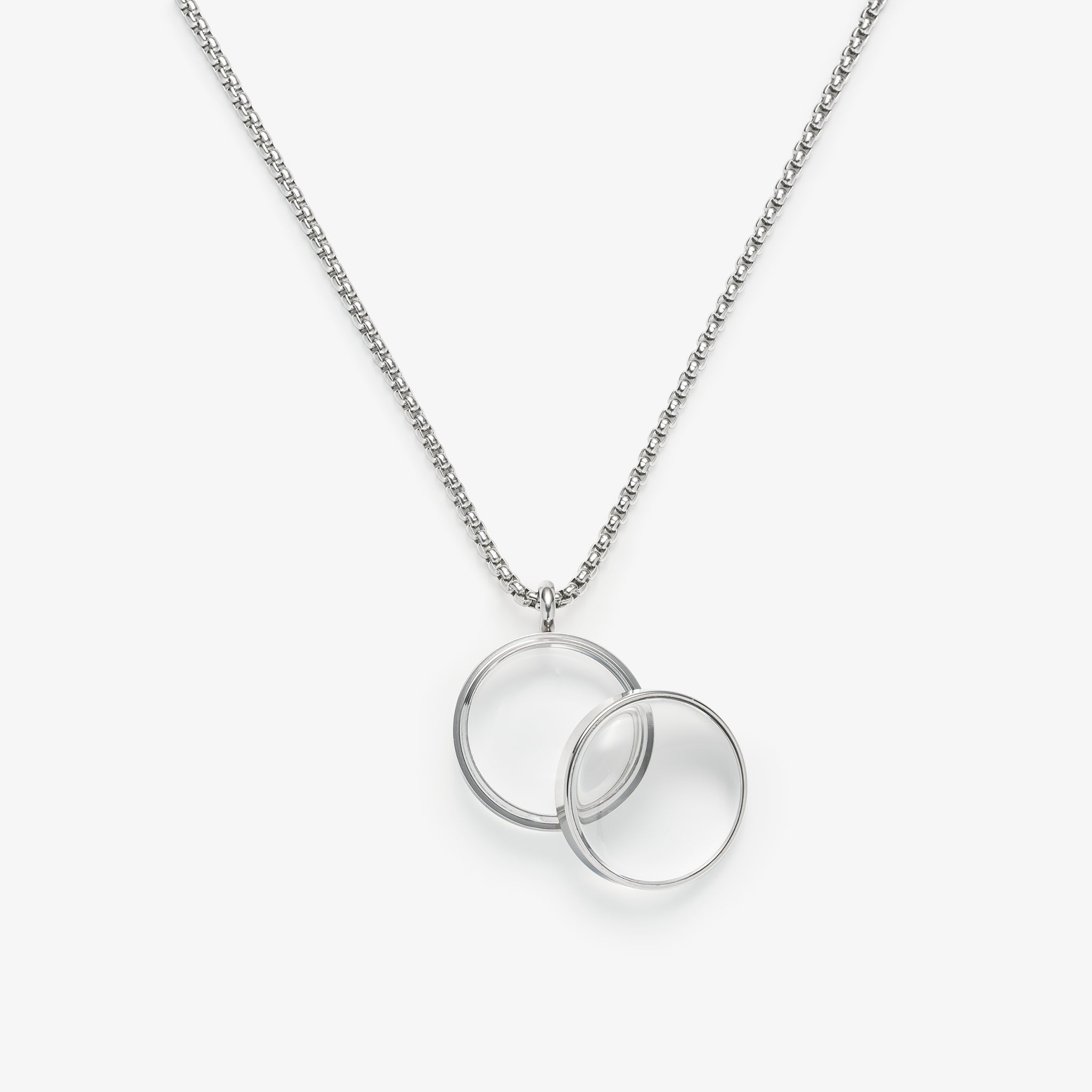 LONG NECKLACE STEEL SMALL