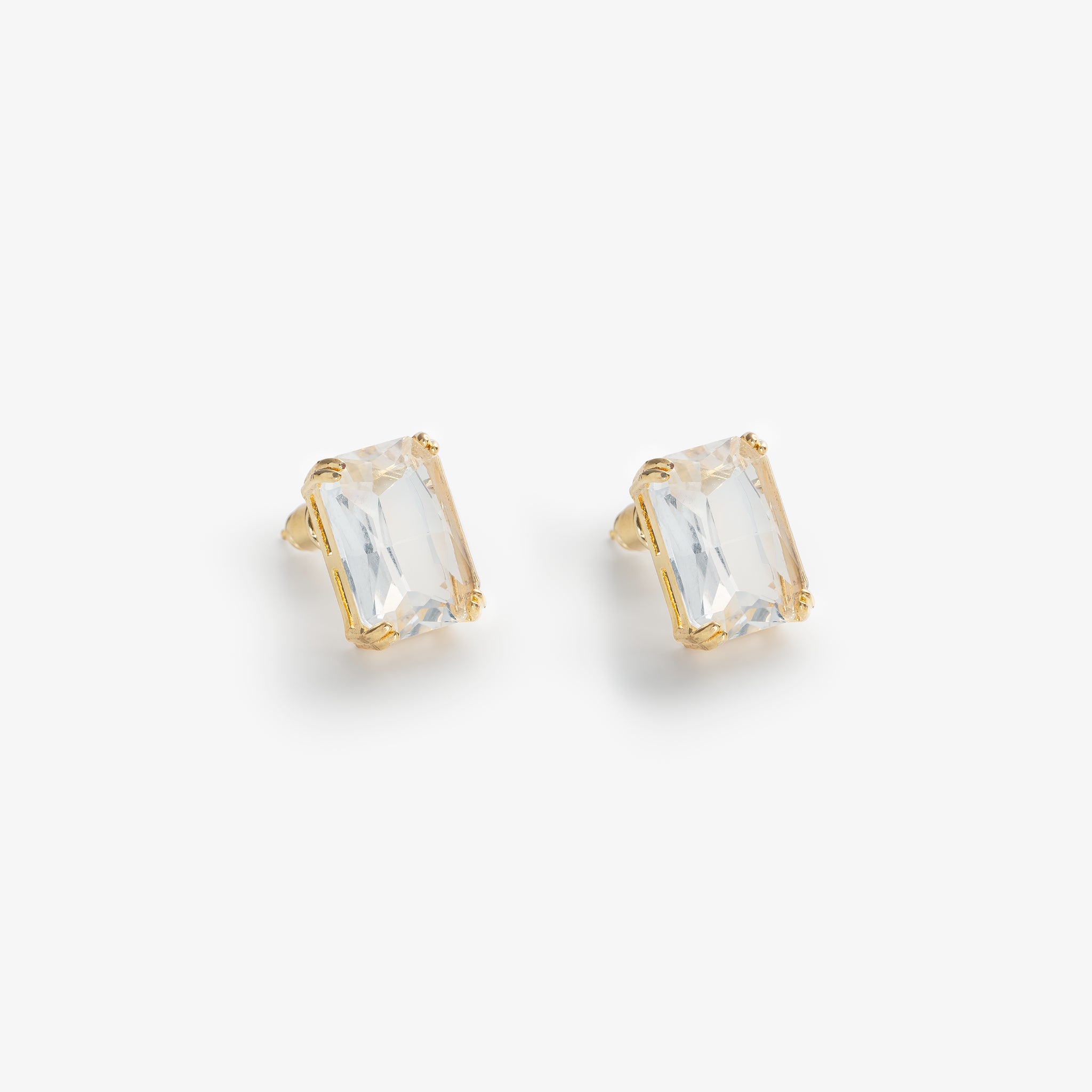 GLØR EARRINGS CLEAR