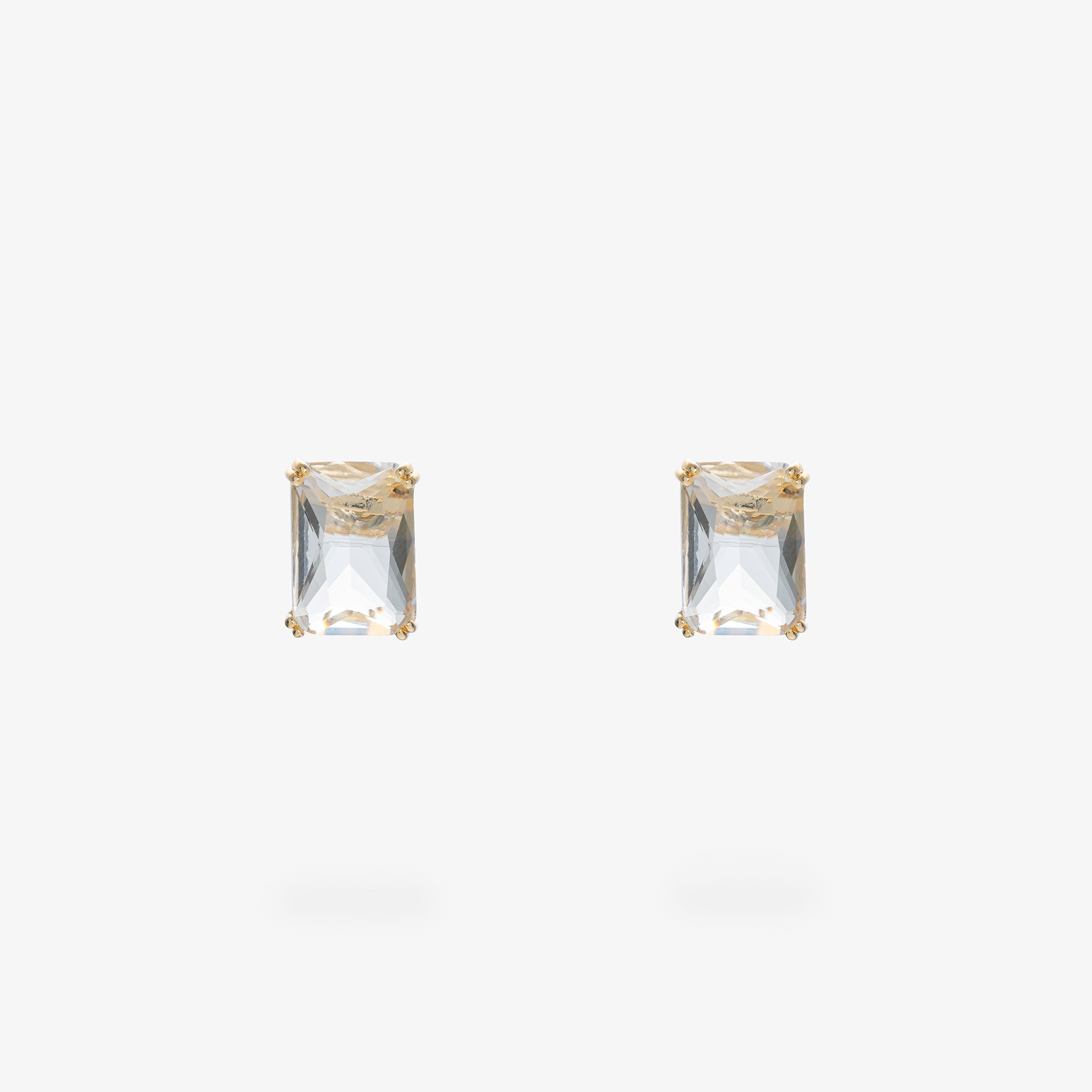 GLØR EARRINGS CLEAR