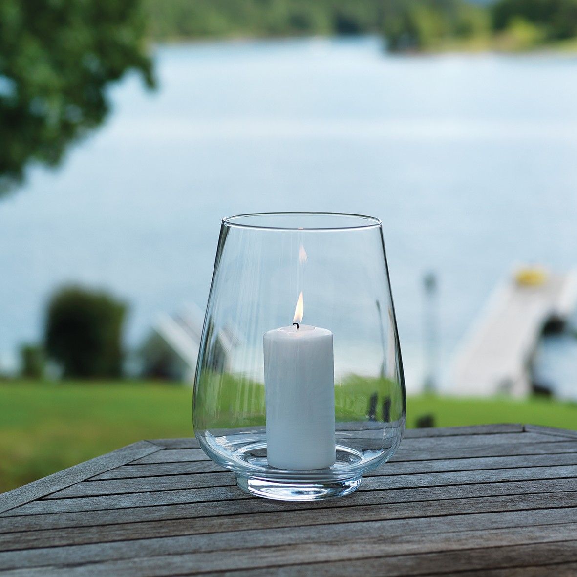 LANTERNE STORMLYKT 22CM KLAR