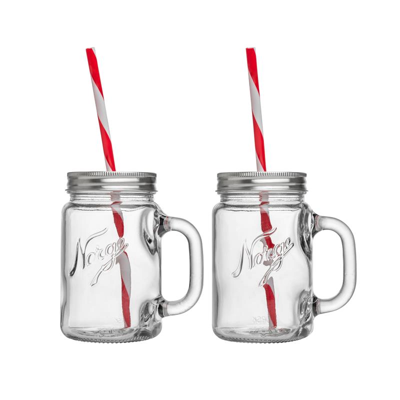 SEIDEL GLASS 2PK M/SUGERØR