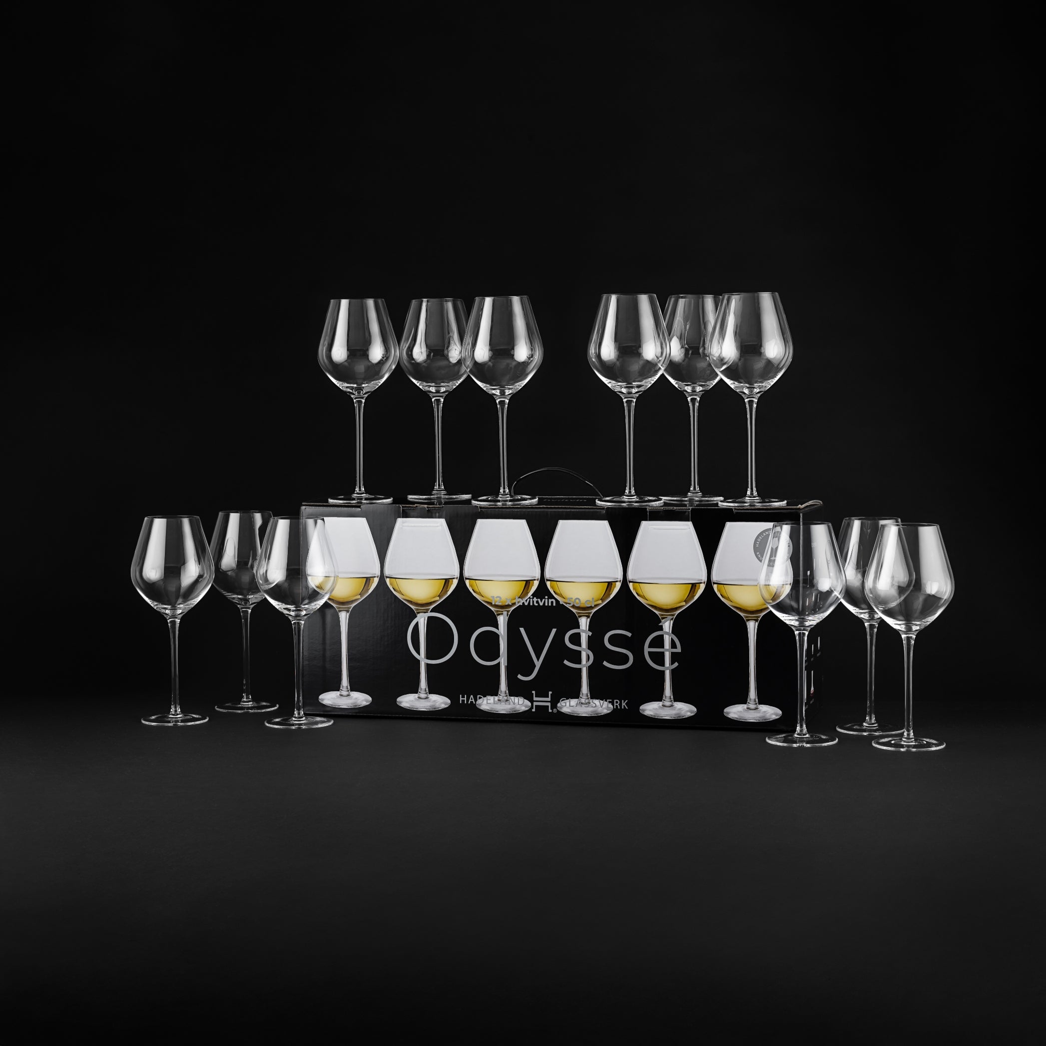 HVITVIN 50 CL 12 STK