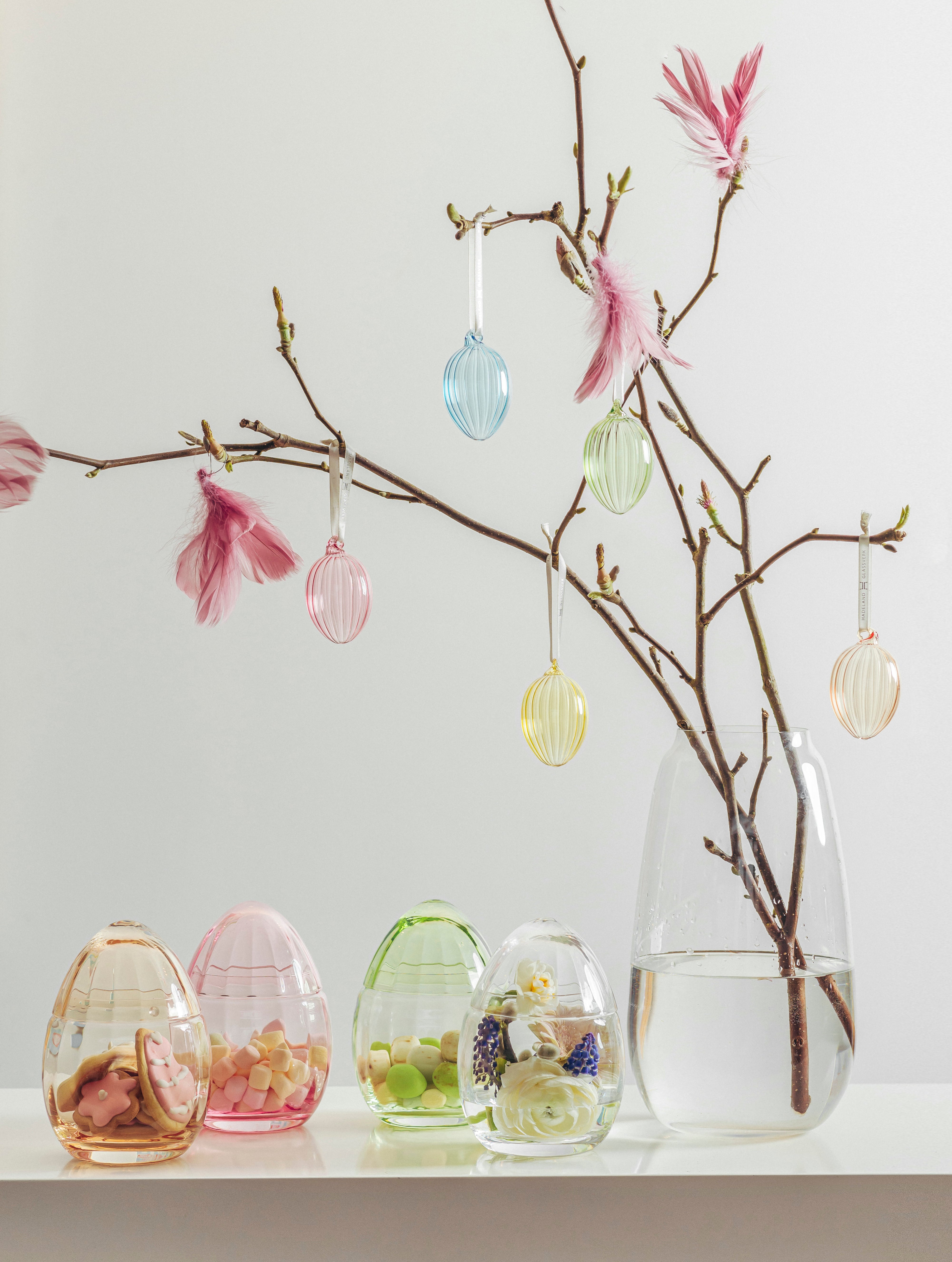 GLASS EGG OPTIC, 5 PCS