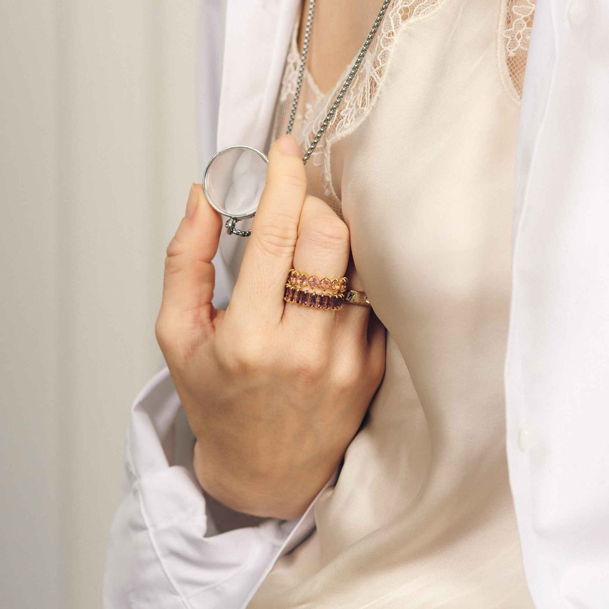LYRA RING ROSA