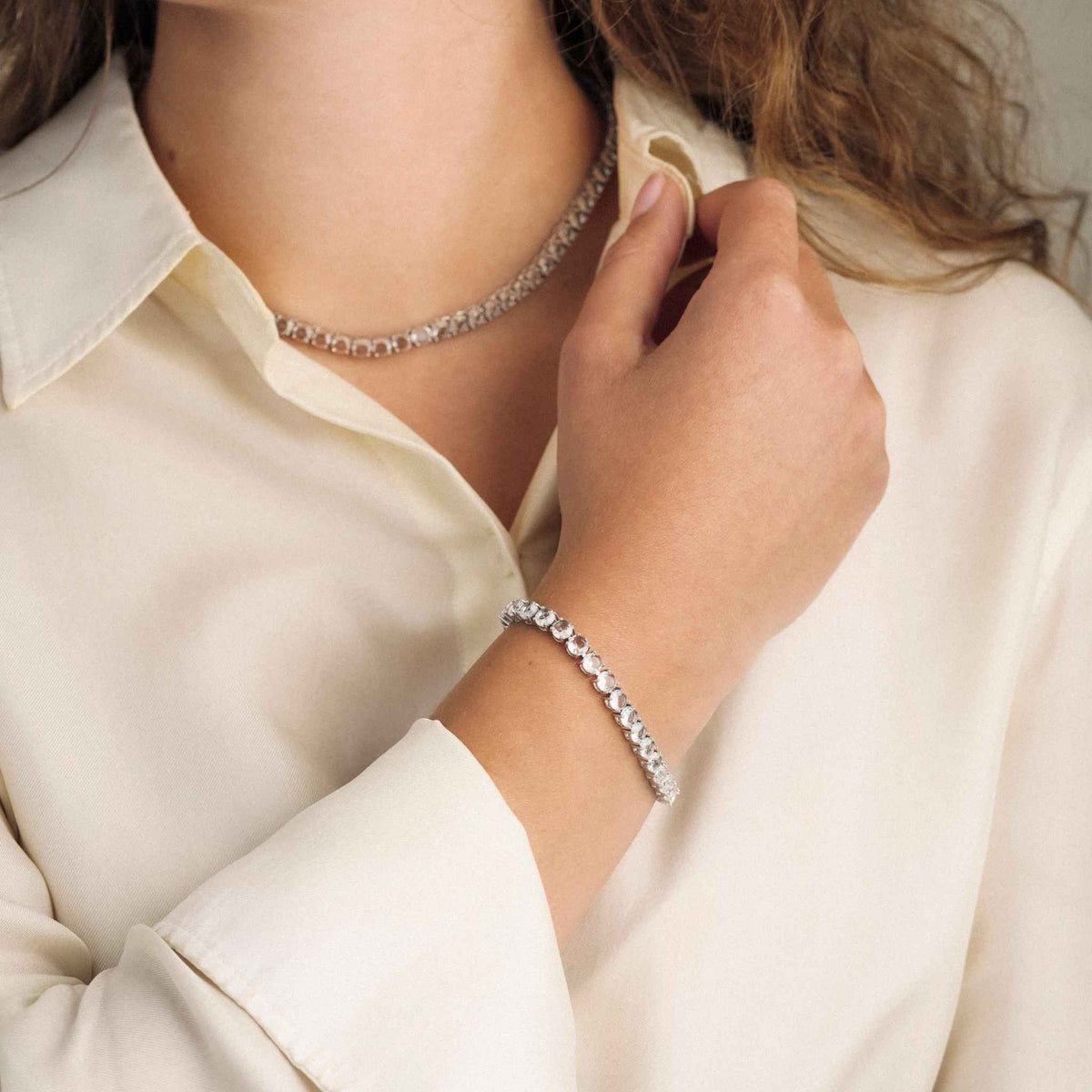 ELVA ARMBÅND KLAR SØLV