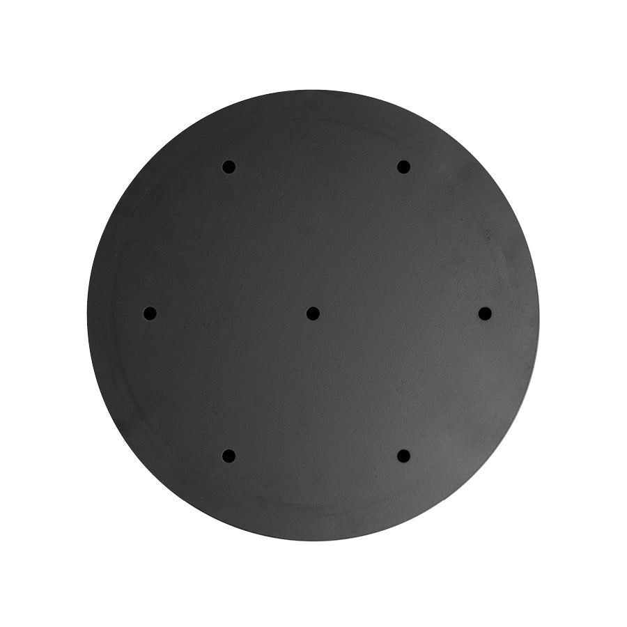 BALDAKIN SORT RUND Ø340MM 7 HULL