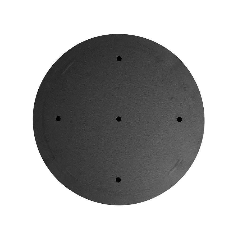 BALDAKIN SORT RUND Ø340MM 5 HULL