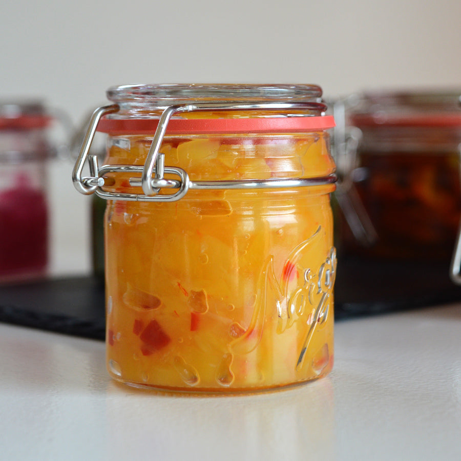 GLASS M/HENGSLET LOKK 0,4 L