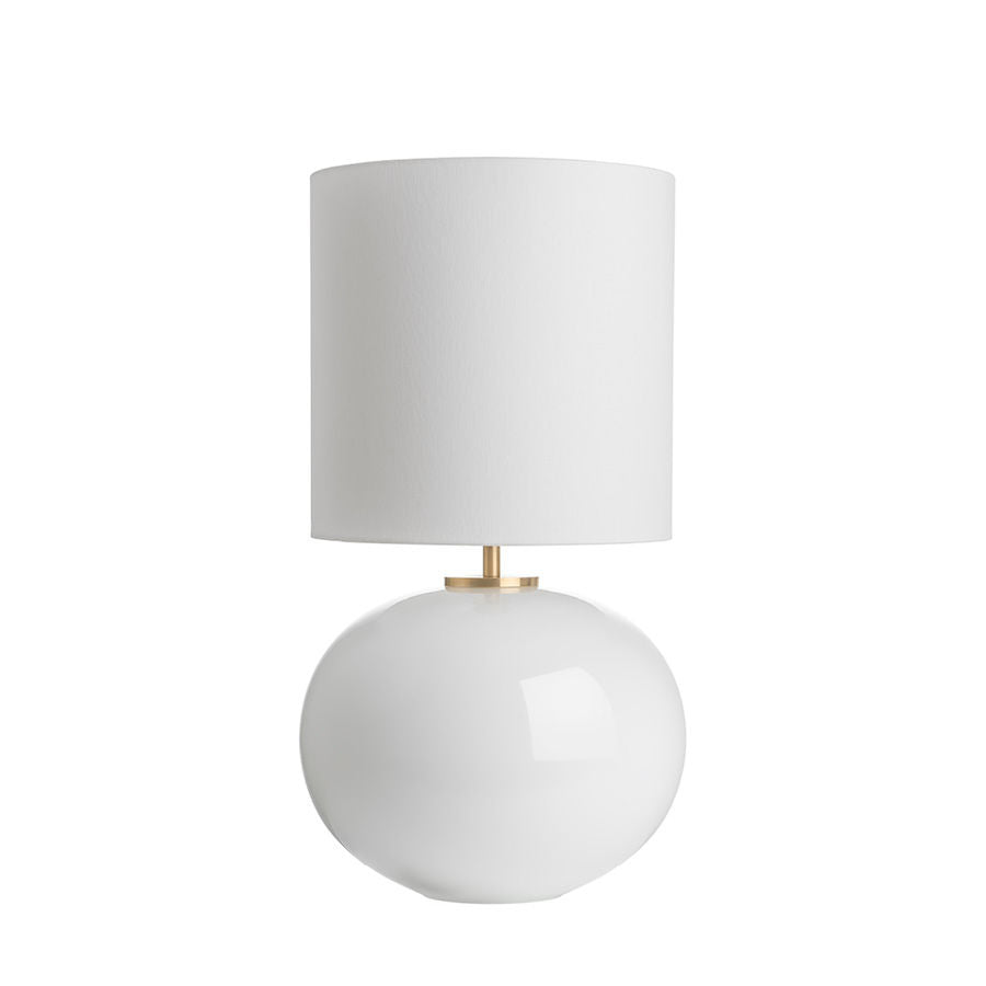 SENJA Bordlampe Hvit 30*30 Hvit skjerm