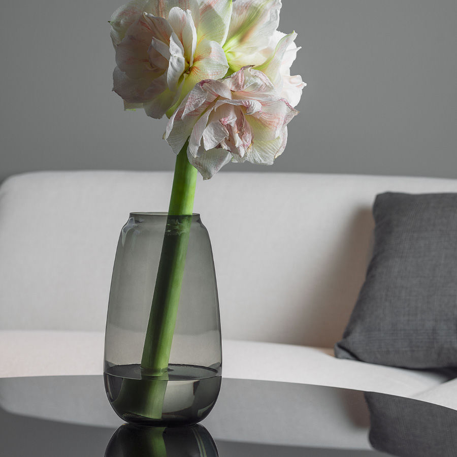 VASE RØKGRÅ 26CM