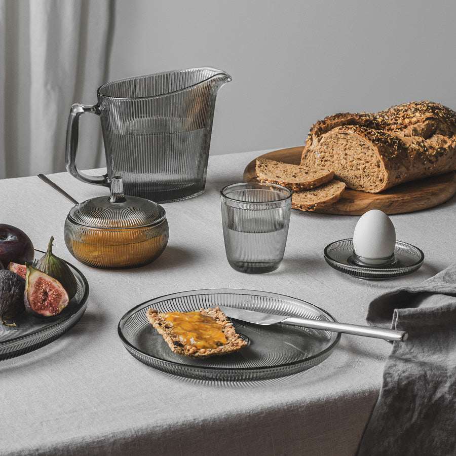 SIDE PLATE SMOKY GRAY 20.5 CM 4 PCS