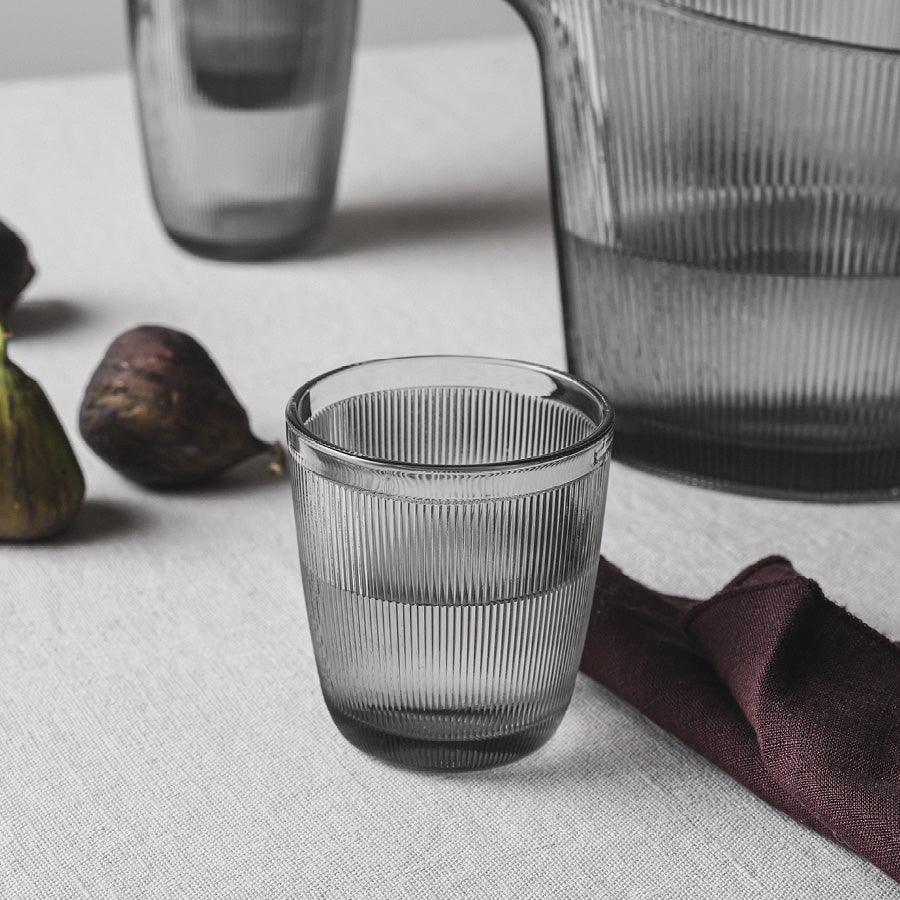 GLASS SMOKY GRAY 20CL 6 PCS